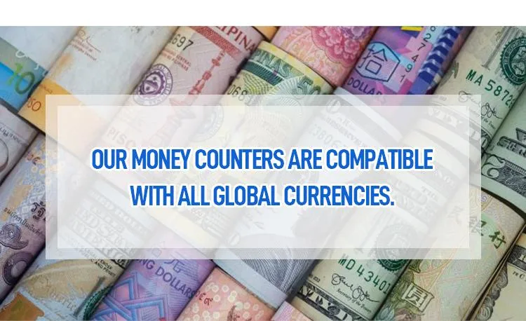 High Speed Currency Counter with Mg Money Counter Bill Detect Banknote Detector