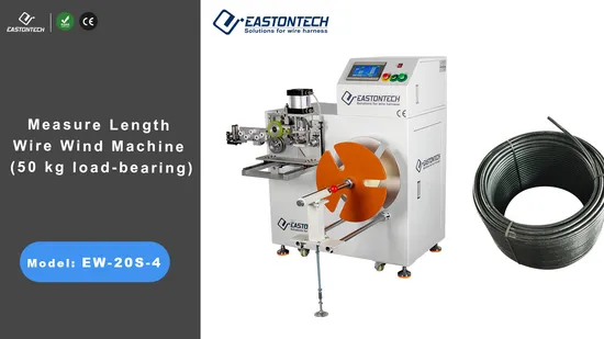 Cable Cutting Coiling Tying Bundle with Meter Counting Automatic Wire Cable Cutting Winding Binding Machine