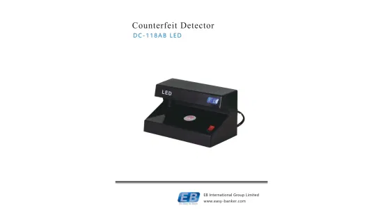 UV Money Detector Currency Detector Bill Detector Machine DC