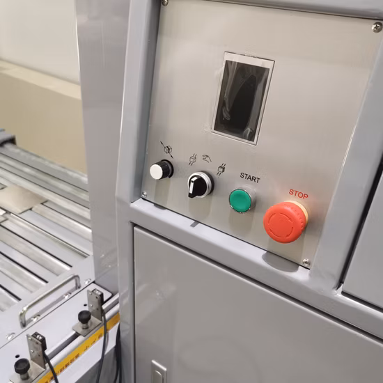 Sunpack Low Table Automatic Strapping Machine with Roller for Refrigerator Packing Line